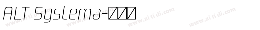 ALT Systema字体转换